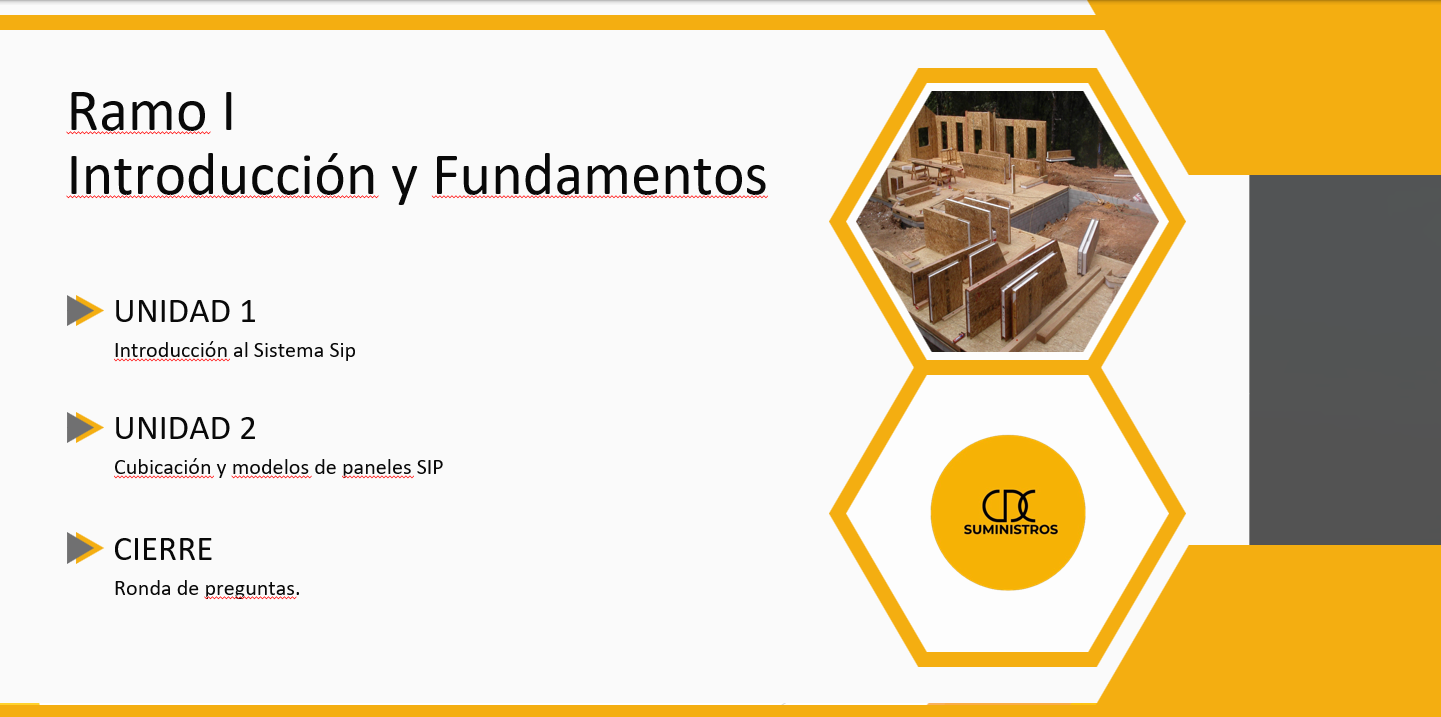 RAMO 1 : INTRODUCCION Y FUNDAMENTOS DE LOS PANELES SIP